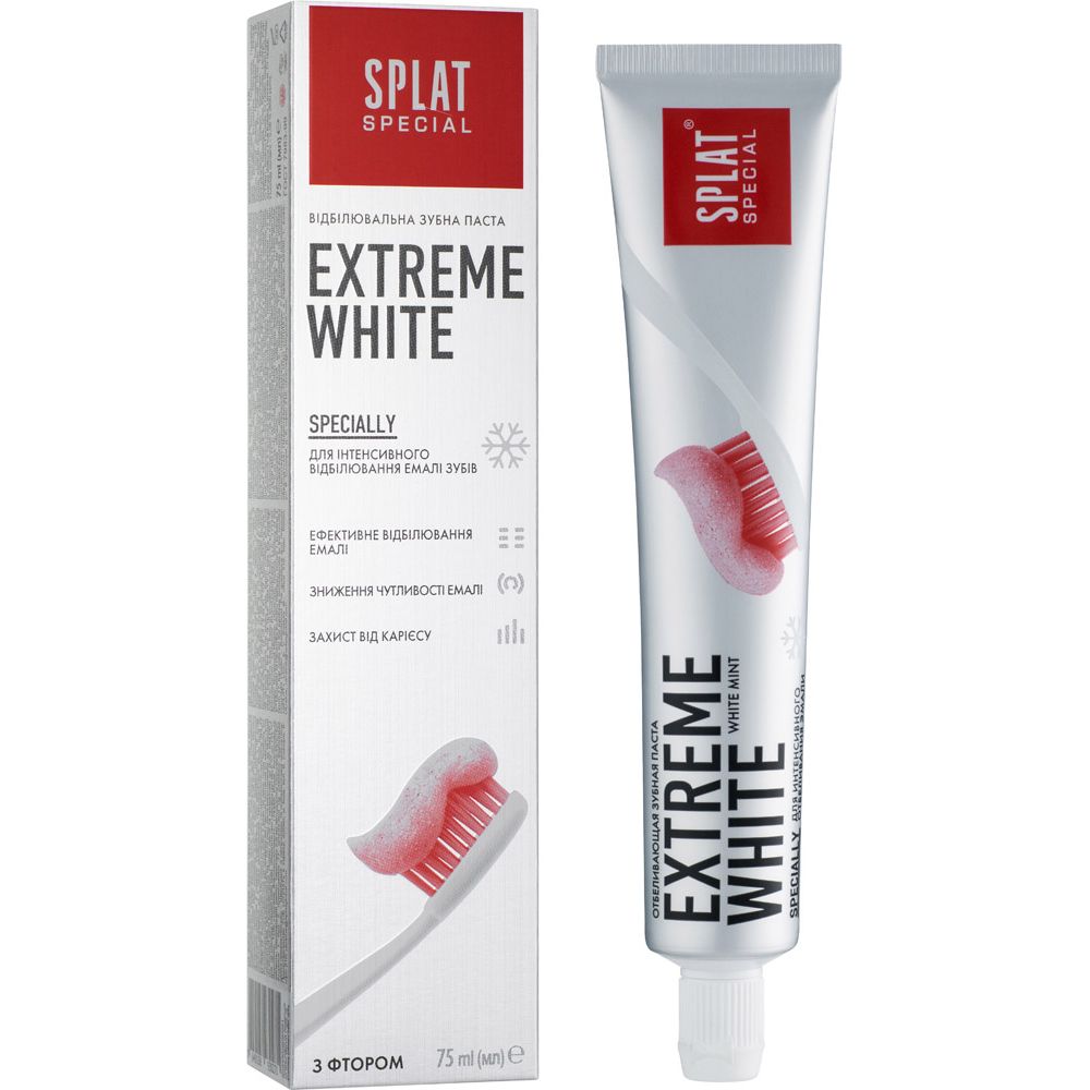Зубна паста Splat Special Extreme white 75 мл - фото 1