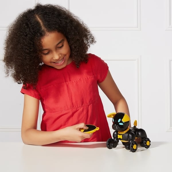 Інтерактивна іграшка WowWee маленьке цуценя Чіп, черний з жовтим (W2804/3819) - фото 9