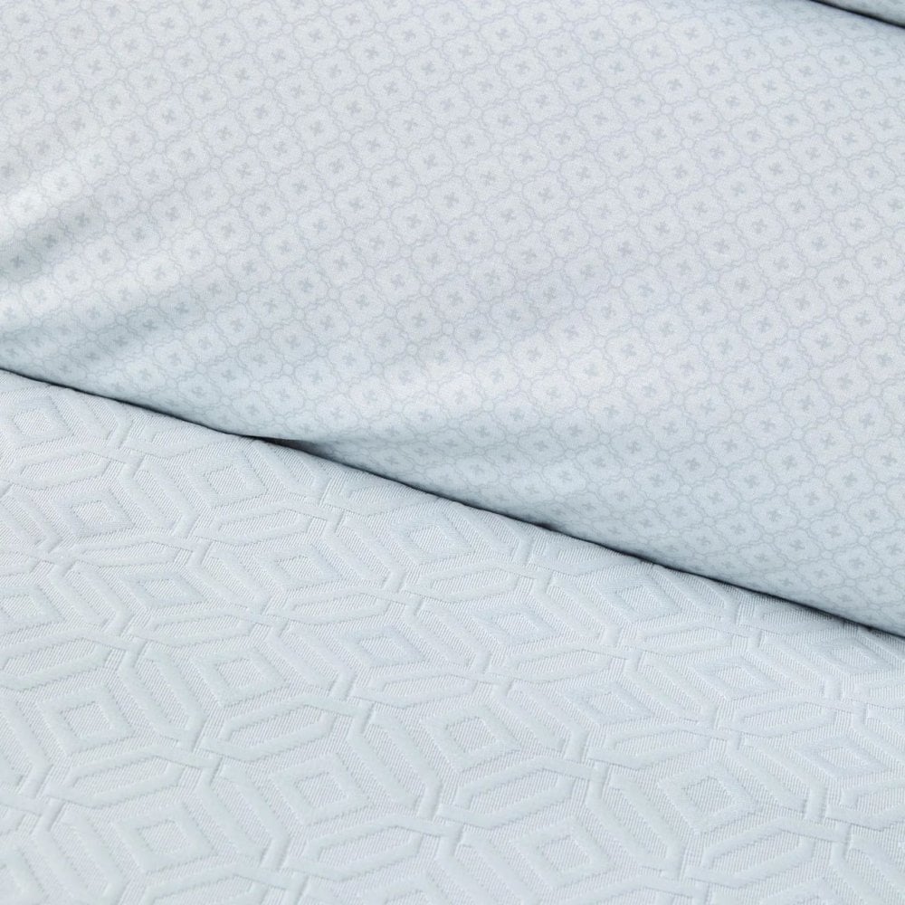 Комплекти постільної білизни з покривалом та пледом Karaca Home Infinity New, ранфорс, євро, 220х200 см, світло-блакитний (svt-2000022300599) - фото 3