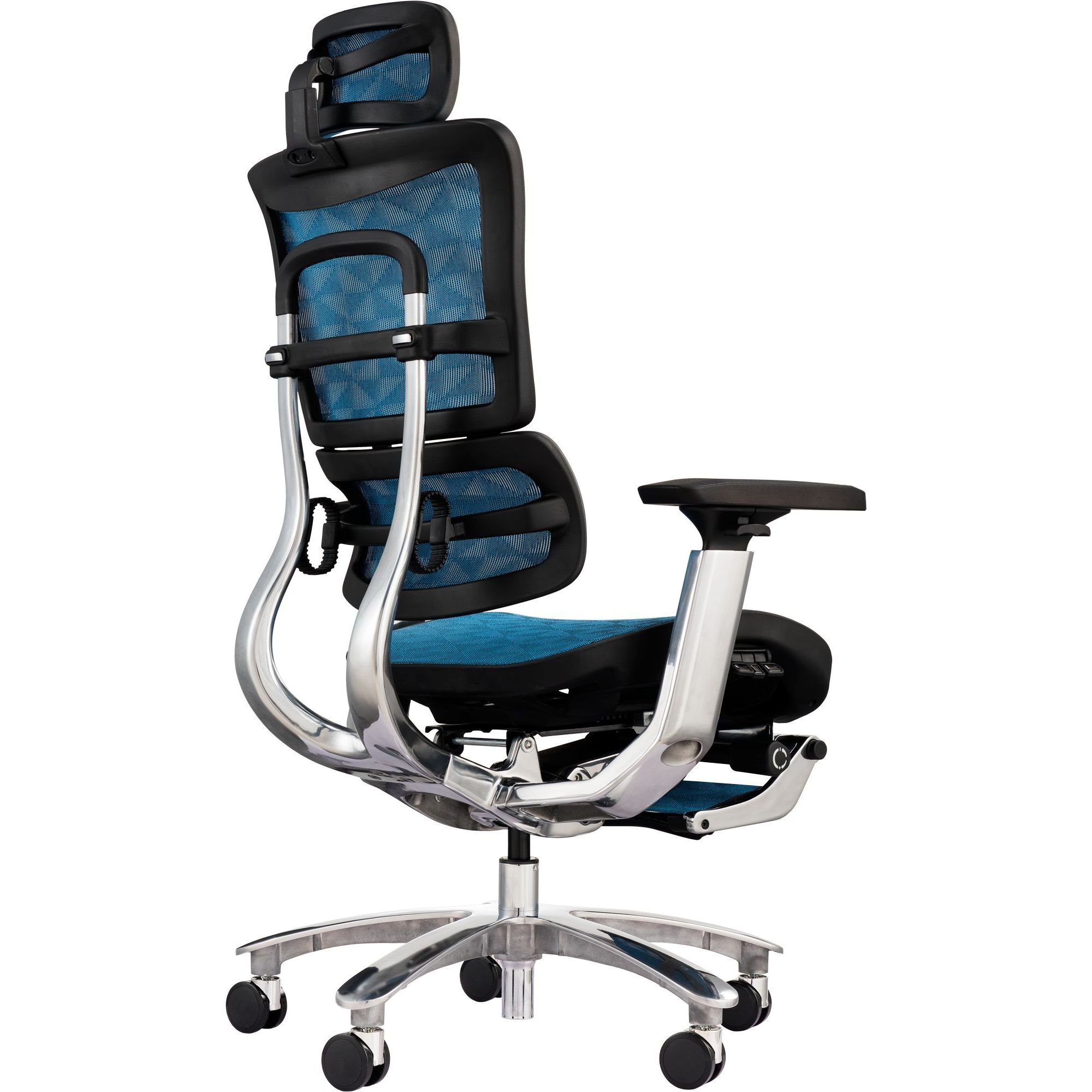 Офисное кресло GT Racer X-809L (W-55), синее (X-809L Blue (W-55)) - фото 5