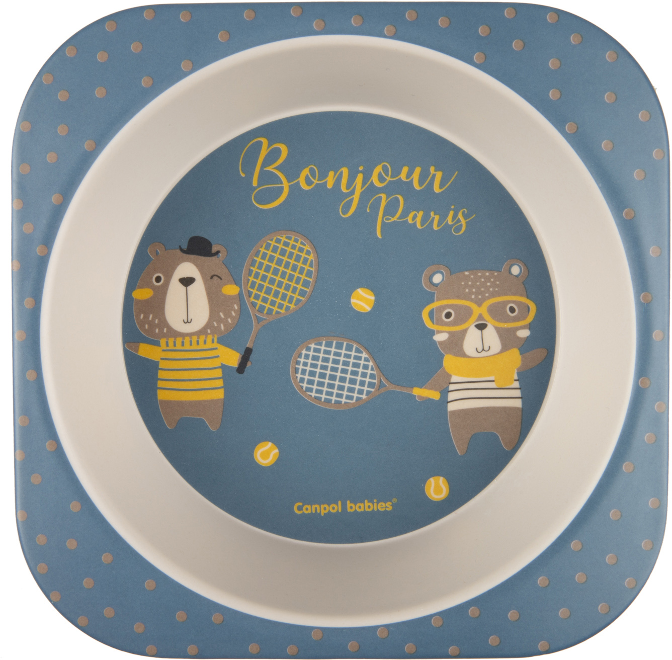 Набір посуду Canpol babies Bonjour Paris, 5 предметів, синій (9/227_blu) - фото 2