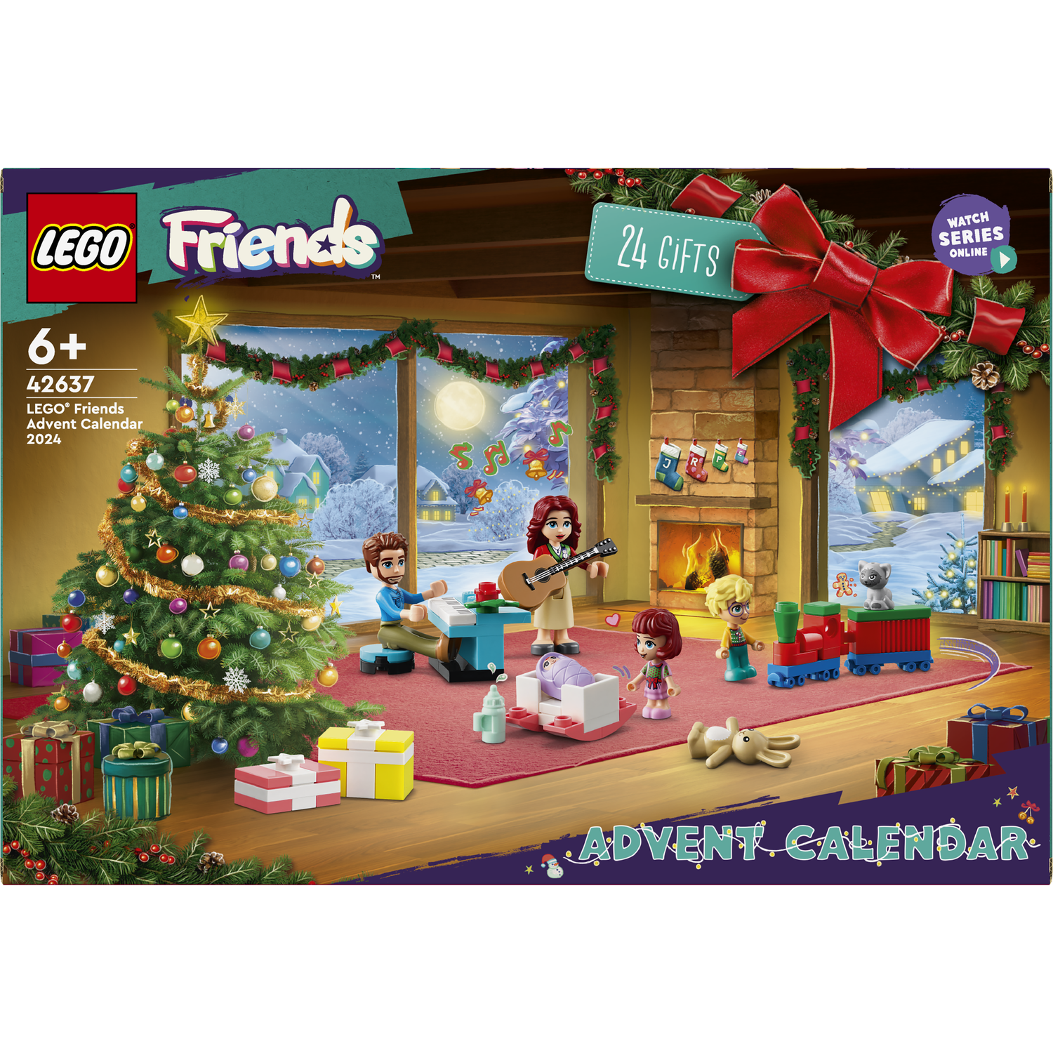 Конструктор LEGO Friends Новорічний календар 2024 деталей 272 (42637) - фото 1