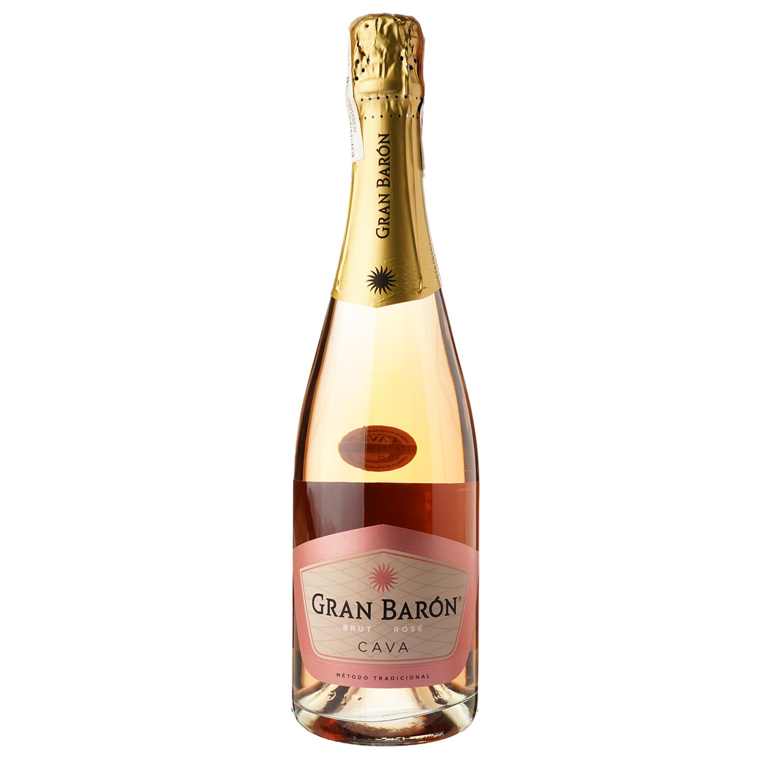 Вино игристое Gran Baron Cava Rose Brut, розовое, брют, 11%, 0,75 л (863073) - фото 1