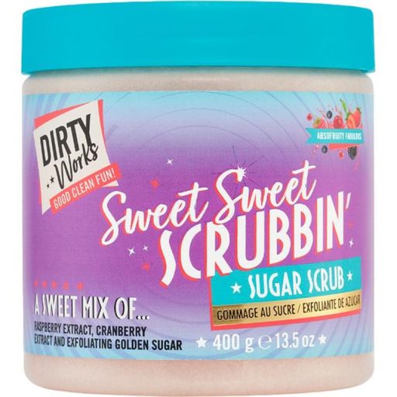 Цукровий скраб для тіла Dirty Works Sweet Sweet Scrubbin Fruity, 400 г - фото 1