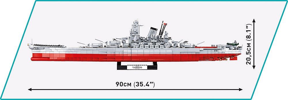 Конструктор Cobi Лінкор Ямато масштаб 1:300, 2665 деталей (COBI-4833) - фото 10