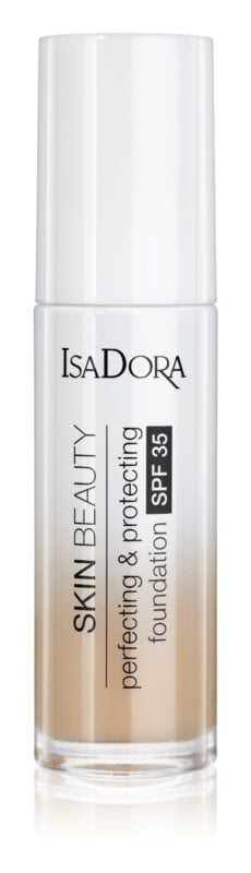 Тональна основа для обличчя IsaDora Skin Beauty Perfecting & Protecting Foundation SPF 35, відтінок 04 (Sand), об`єм 30 мл (551413) - фото 2