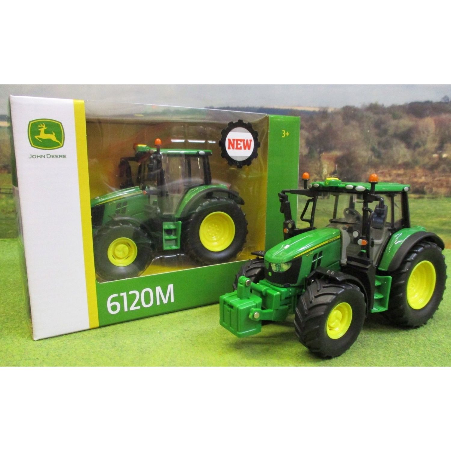 Модель Britains Трактор John Deere 6120M 1:32 (43248) - фото 7