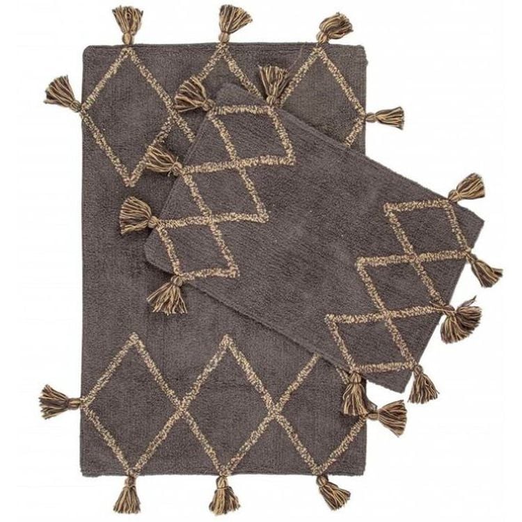 Набір килимків Irya Agnes gri, коричневий (svt-2000022299572) - фото 1