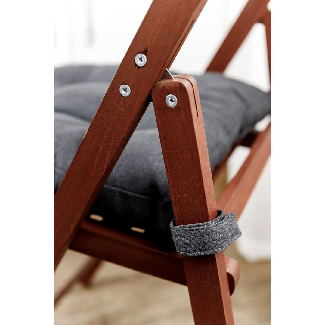 Подушка для стула Прованс Luis 40х40 см черная (33802) - фото 4