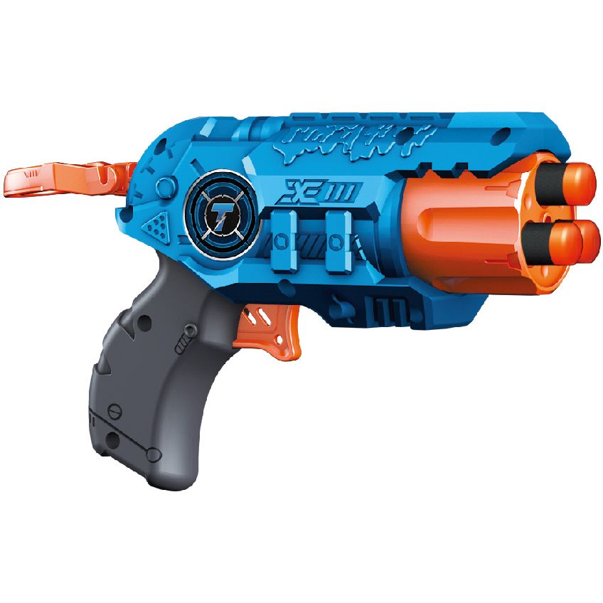 Іграшковий пістолет Turbo Attack Force з барабаном та м'якими кулями 4 шт. (ВТ301) - фото 1