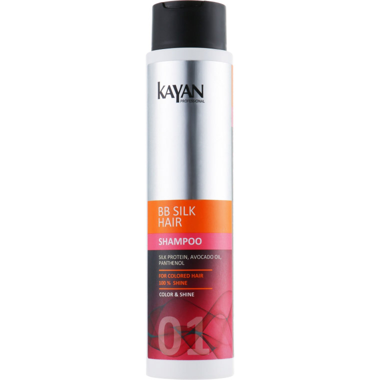 Шампунь для фарбованого волосся Kayan Professional BB Silk Hair 400 мл - фото 1