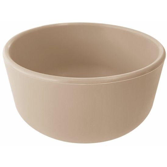 Тарілка силіконова MinikOiOi Bowl Bubble Beige, глибока (101080108) - фото 1