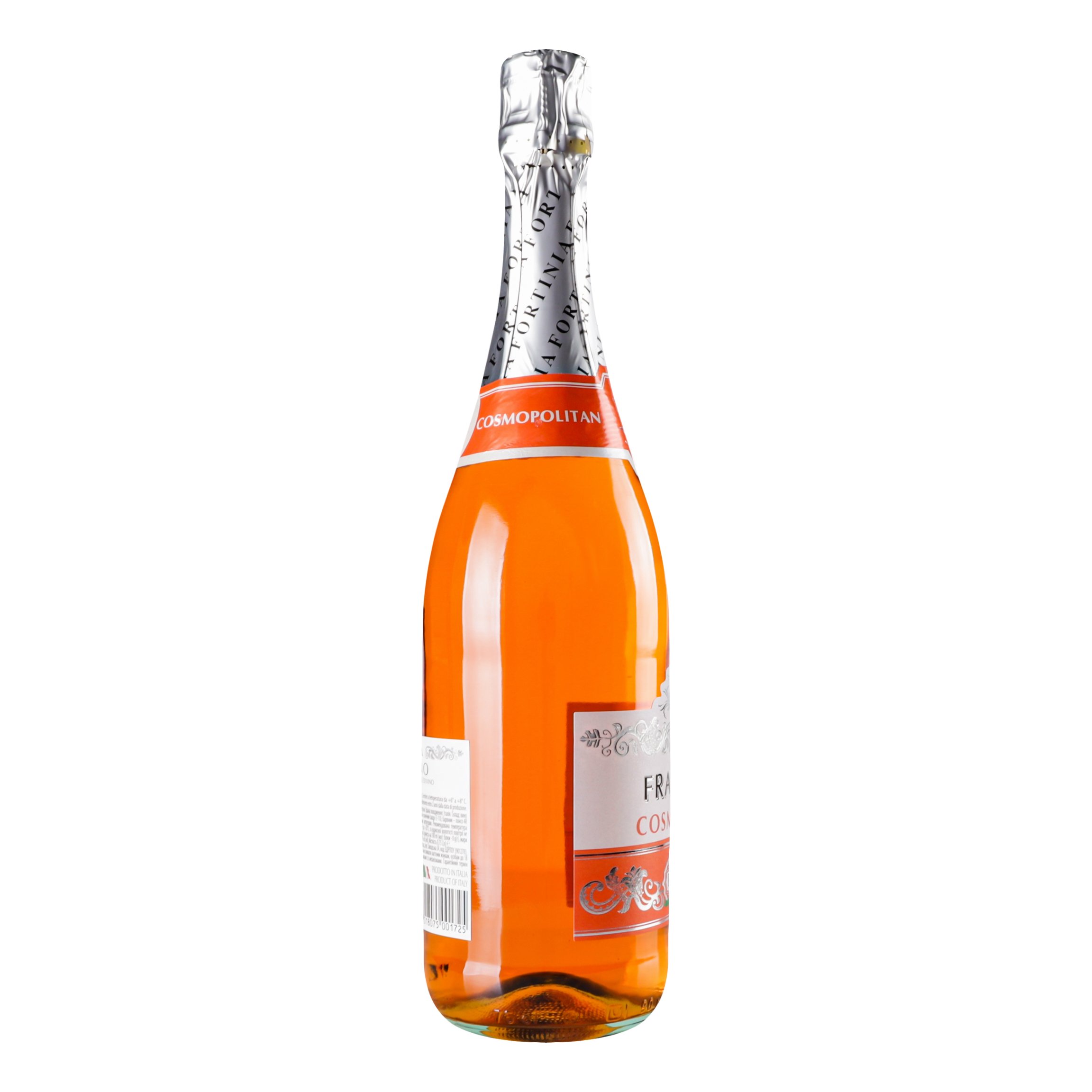 Напиток винный Фраголино Fortinia Cosmopolitan оранжевый полусладкое, 7%, 0,75 л (830273) - фото 3