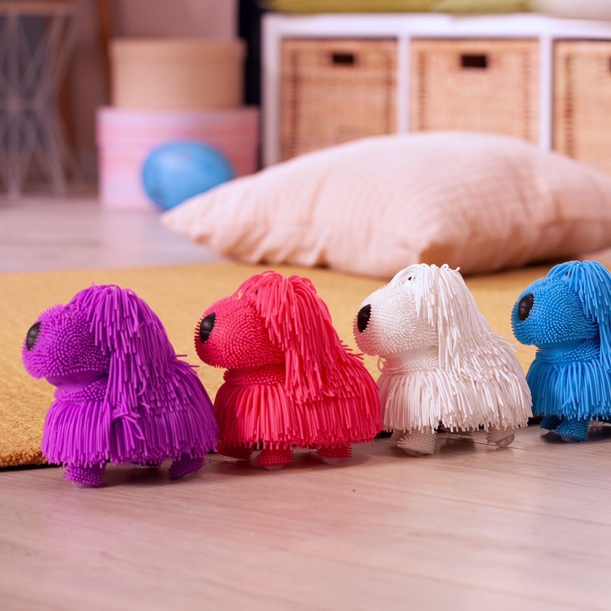 Интерактивная игрушка Jiggly Pup Озорной Щенок, фиолетовый (JP001-WB-PU) - фото 5
