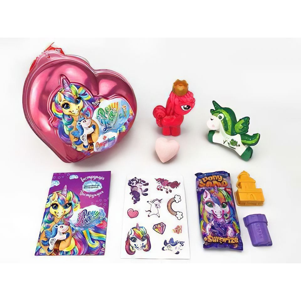 Набор креативного творчества Danko Toys Pony Love розовый BPS-01-02U - фото 2