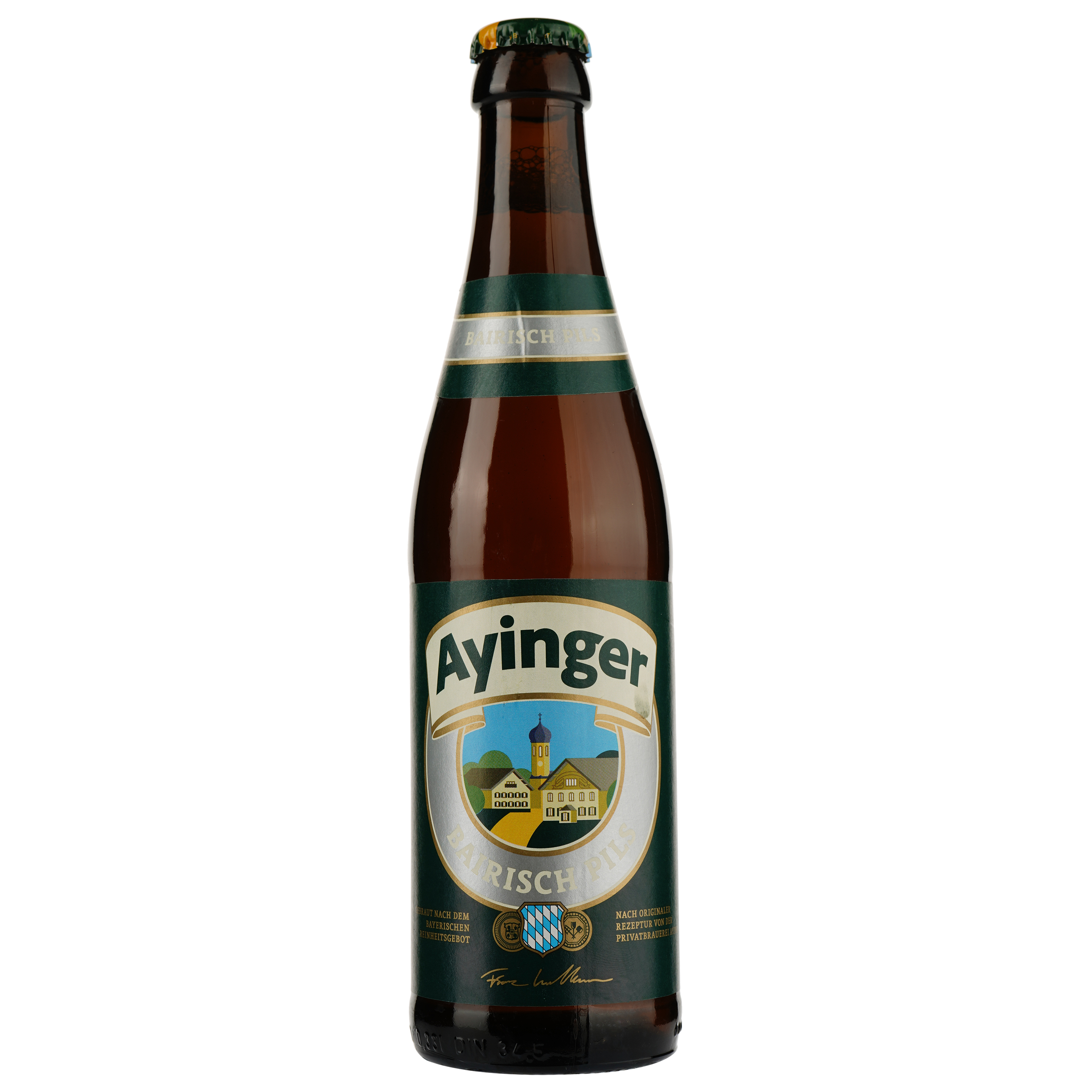 Пиво Ayinger Bairisch Pils світле фільтроване пастеризоване, 5,3%, 0,33 л - фото 1