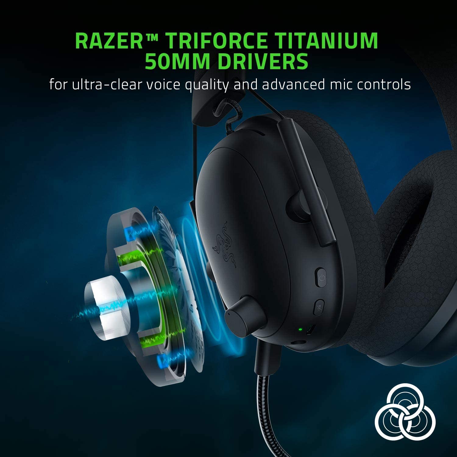 Игровые наушники Razer BlackShark V2 Pro Wireless 2023 Black - фото 2