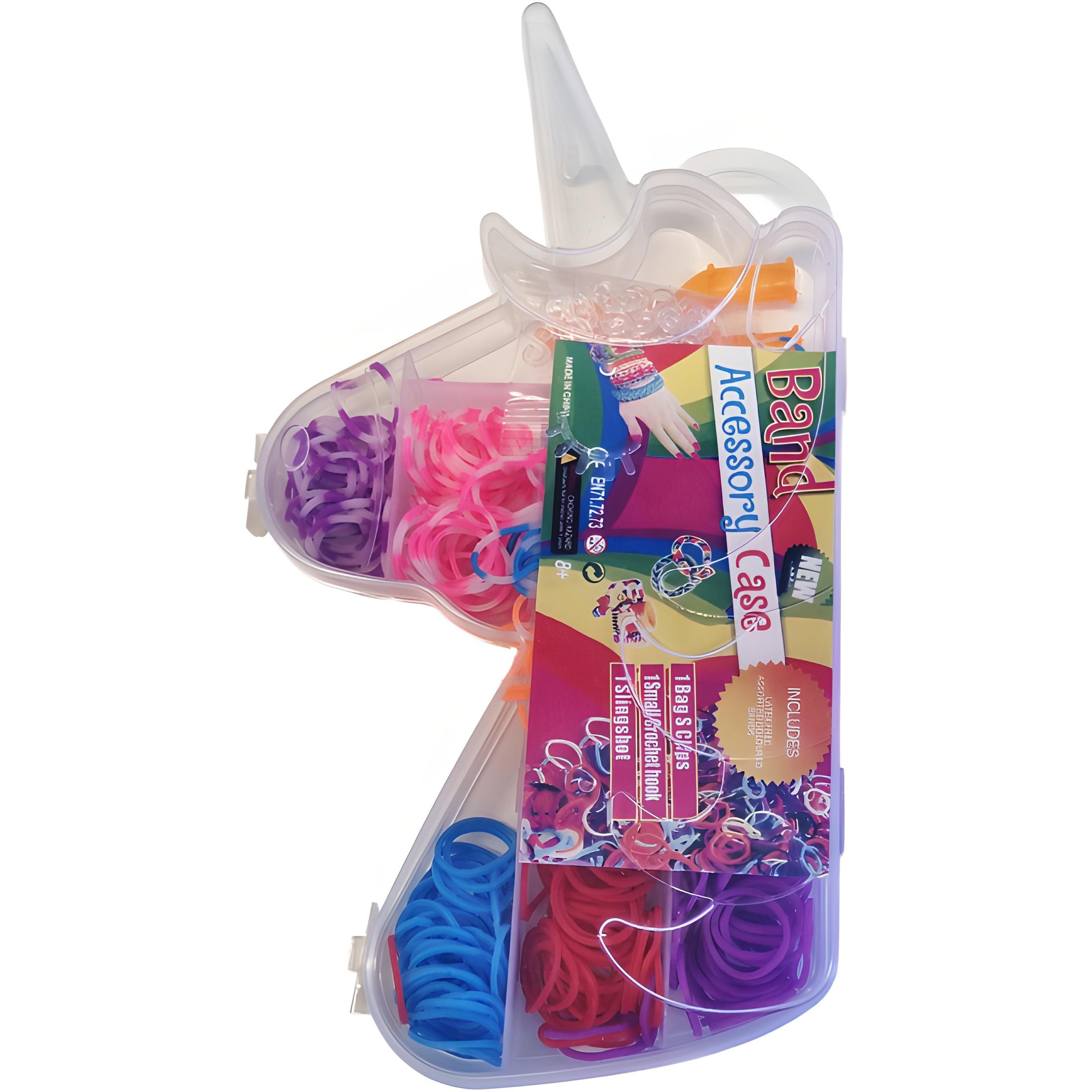 Набор резинок для плетения G-Toys Пони 10 цветов в коробке (1800242557) - фото 1