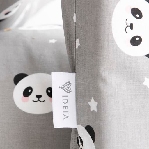 Комплект постельного белья Ideia Panda, полуторный, серый (8-33364) - фото 3