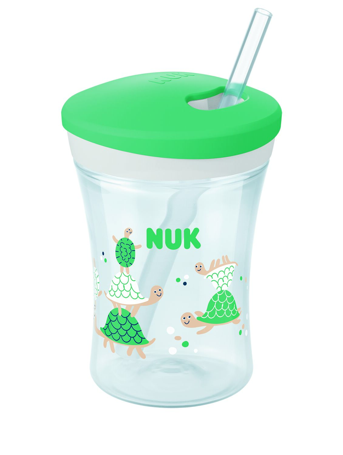Поїльник Nuk Evolution Action Cup, 230 мл, зелений (3952384) - фото 1