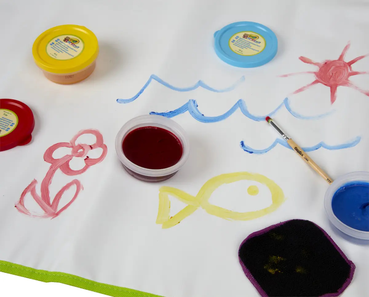 Багаторазовий килимок для малювання Crayola Mini Kids з фарбами (81-1528) - фото 2