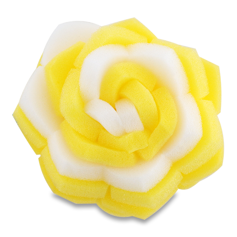 Мочалка Offtop А Цветок, желтый (850019) - фото 1