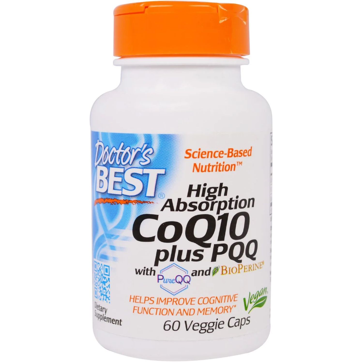 Комплекс Doctor's Best High Absorption CoQ10plus PQQ (В14) with BioPerine 60 гелевих капсул - фото 1