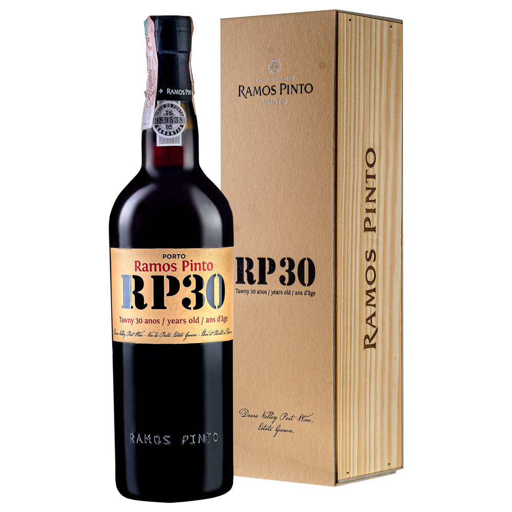 Вино Ramos Pinto Tawny 30 Year Old Porto, червоне, солодке, подарункова упаковка, 19,5%, 0,75 л - фото 1