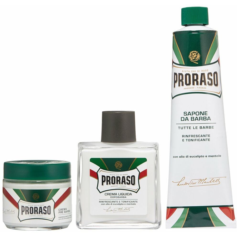 Подарочный винтажный набор Proraso Gino освежающая и тонизирующая свежесть с экстрактом эвкалипта и ментола - фото 3