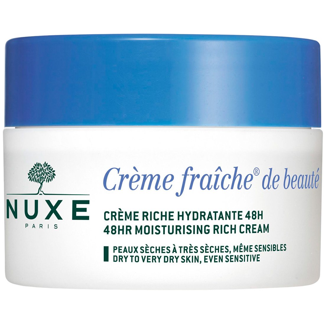 Увлажняющий крем-фреш для лица Nuxe Creme fraiche de beaute 48 часов, для сухой кожи, 50 мл - фото 1