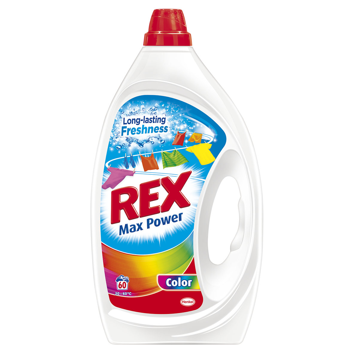 Гель для стирки Rex Max Power Color, 3 л (754044) - фото 1