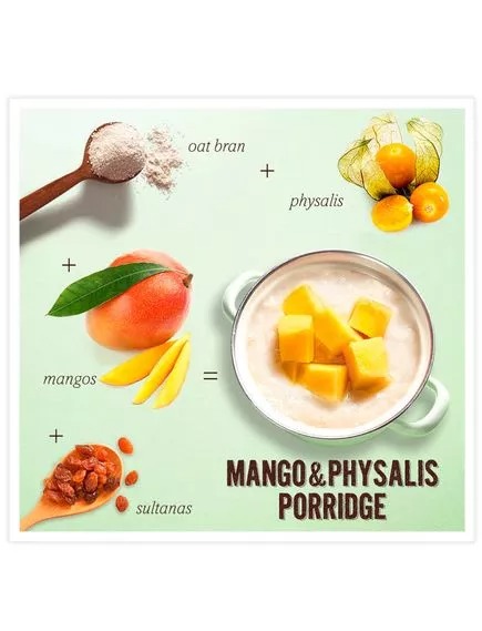 Пластівці Verival вівсяні з манго та фізалісом органічні 450 г - фото 3