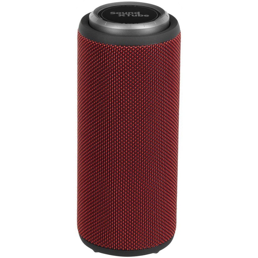 Портативна Bluetooth колонка 2E SoundXTube 30W TWS MP3 Wireless Waterproof Black-Red - фото 1