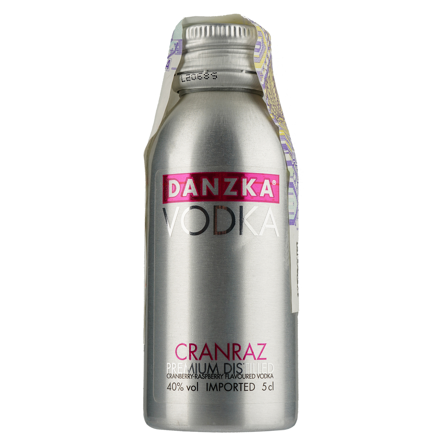 Водка Danzka Cranraz, 40%, 0,05 л - фото 1