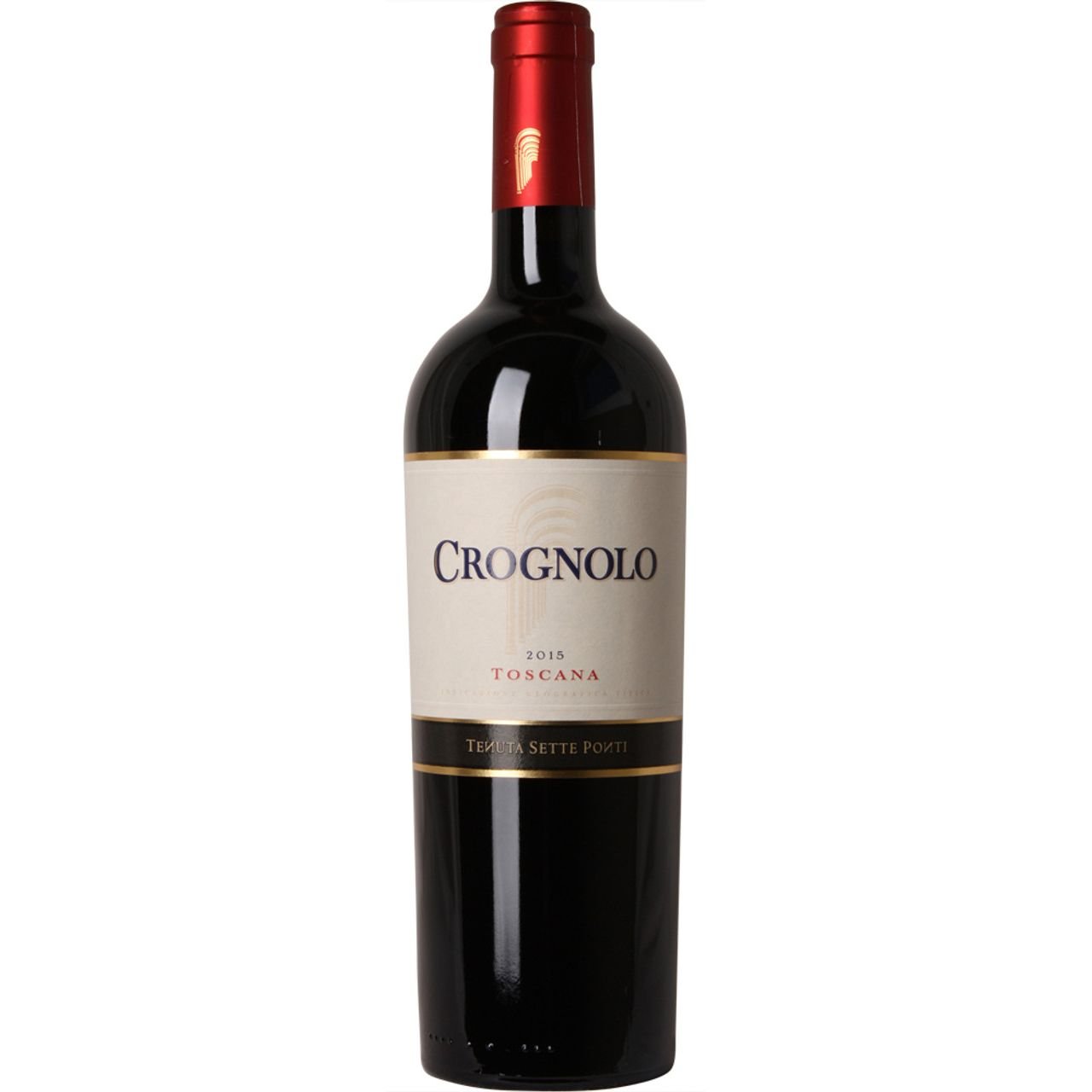 Вино Sette Ponti Crognolo 2018, червоне, сухе, 0.75 л - фото 1
