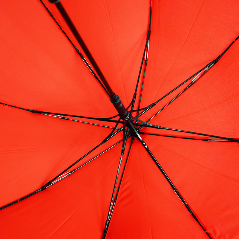 Зонт-трость Line art Blantier, с защитными наконечниками, красный (45400-5) - фото 6