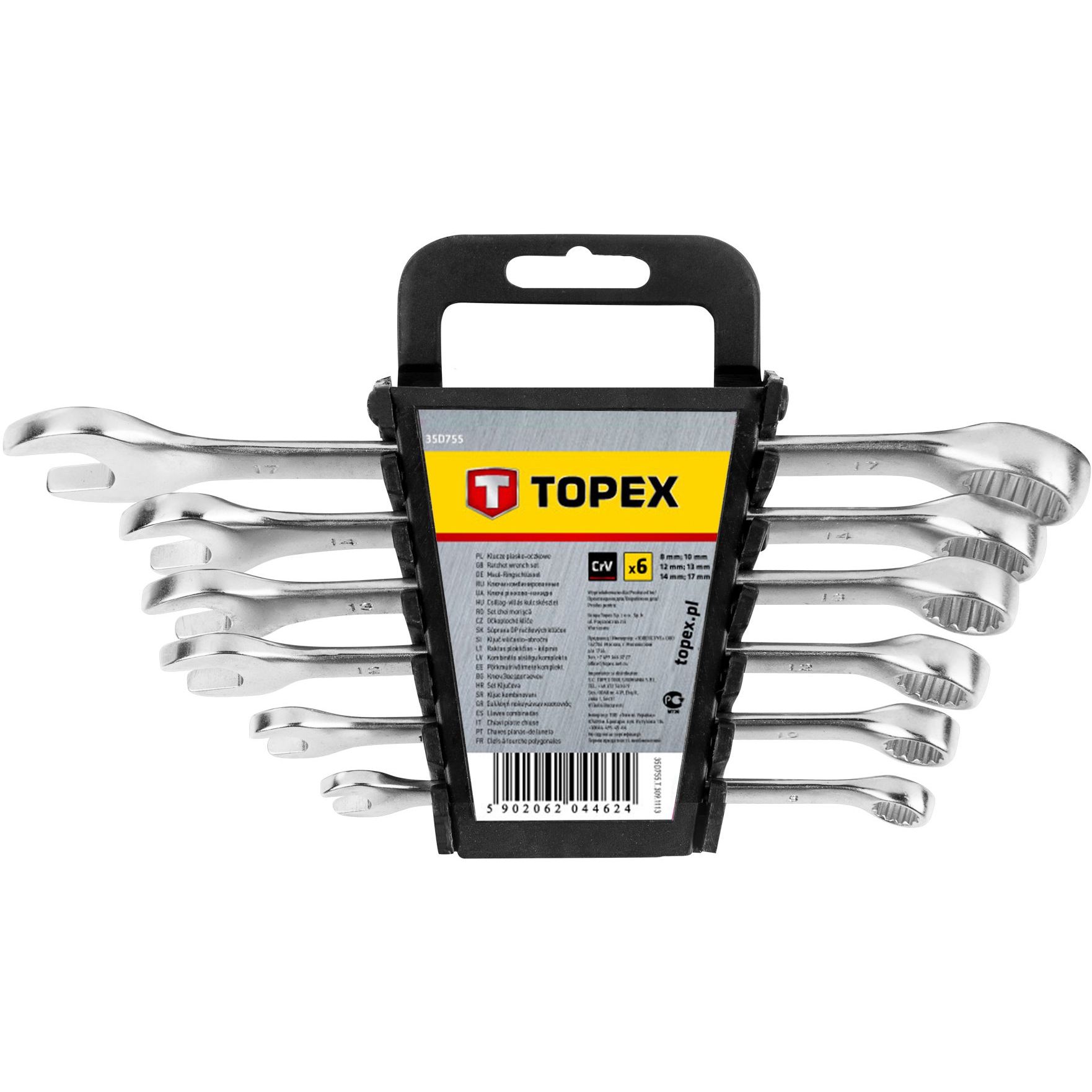 Ключи гаечные Topex набор 6 шт. (35D755) - фото 1
