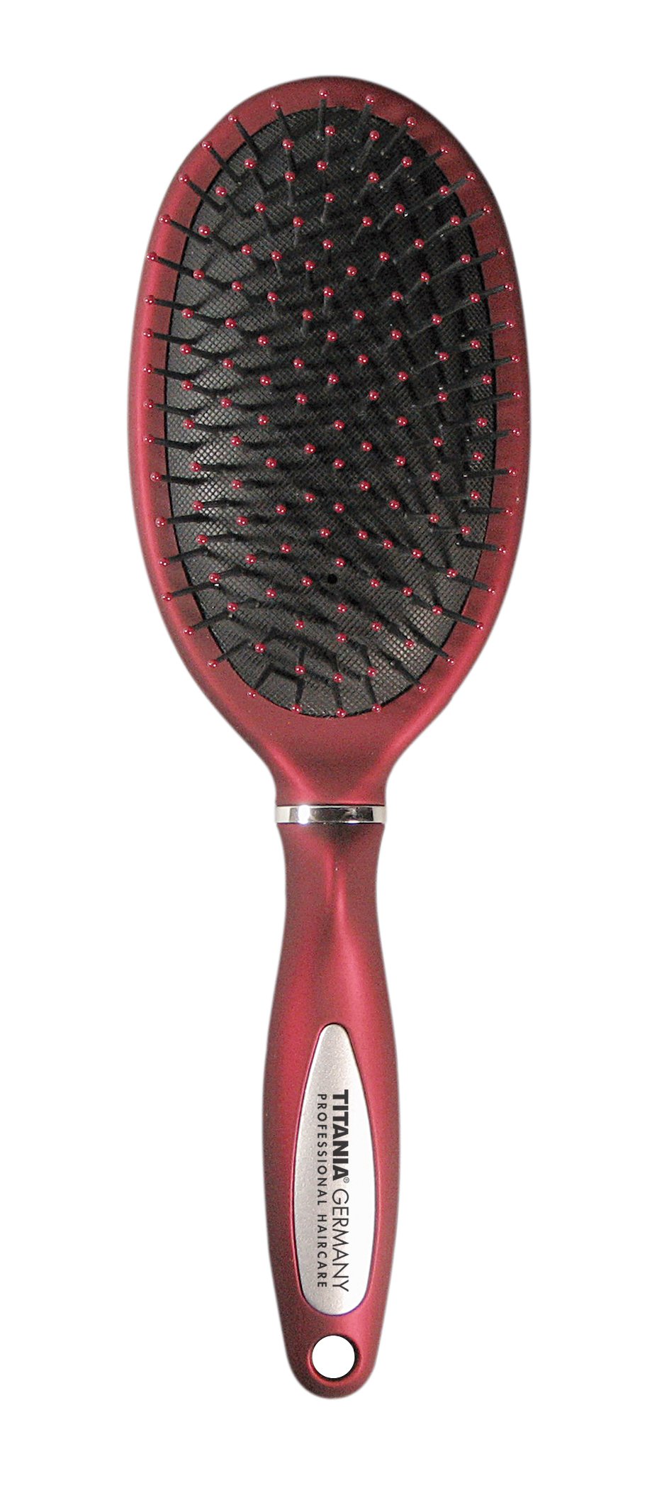 Щетка для волос массажная Titania, красный (1631) - фото 1