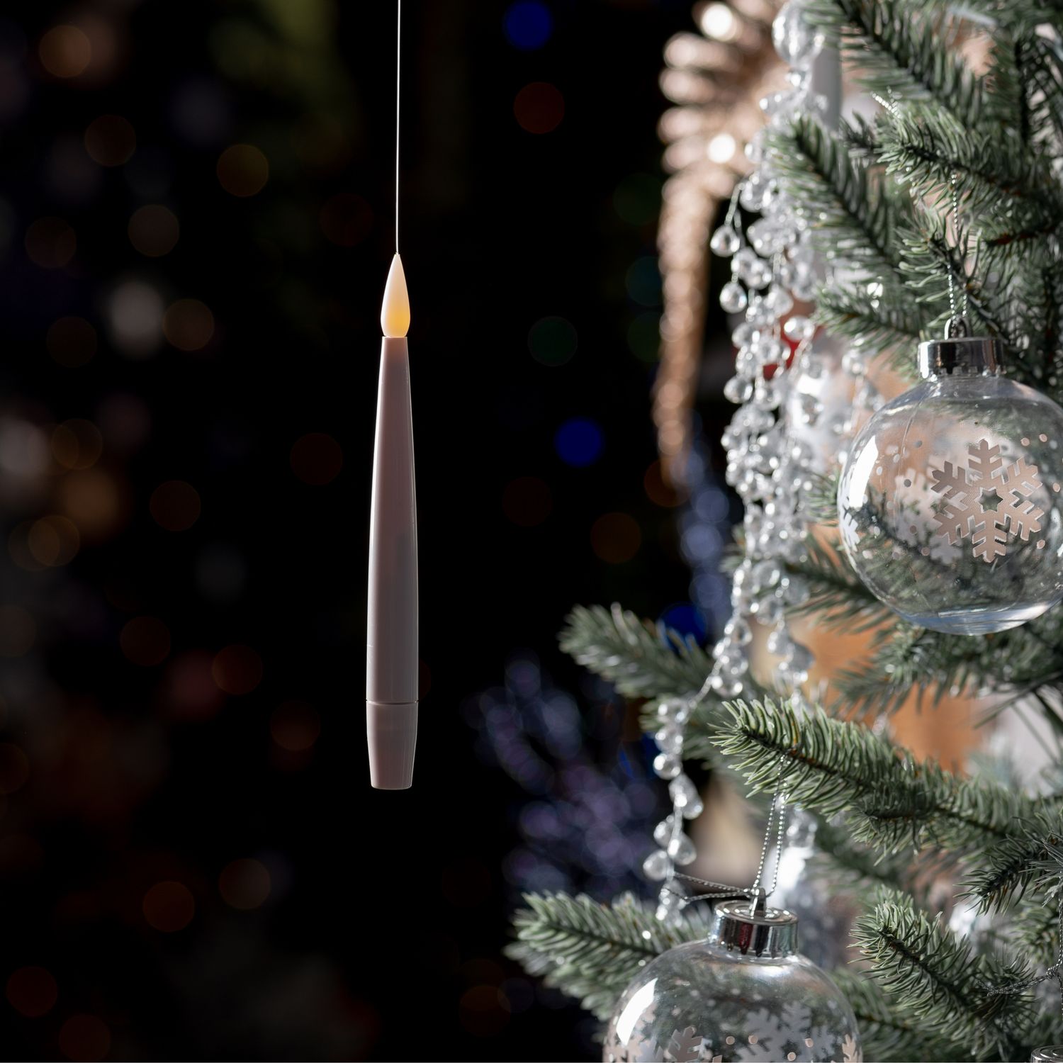 Набор новогодних свечек Novogod'ko летающих 15 см, 3 шт. (974221) - фото 3