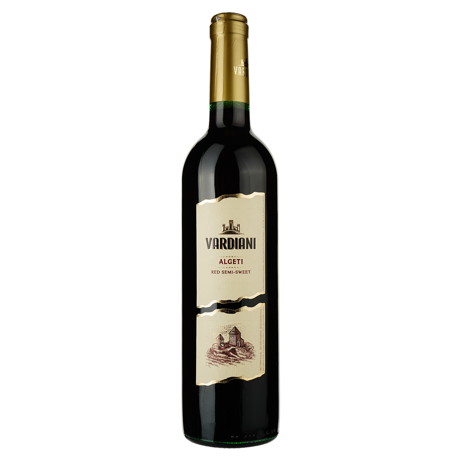 Вино Vardiani Алгети, красное, полусладкое, 13%, 0,75 л (478722) - фото 1