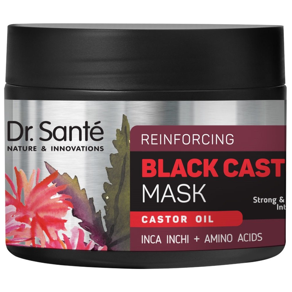 Маска для волосся Dr. Sante Black Castor Oil, 300 мл - фото 1