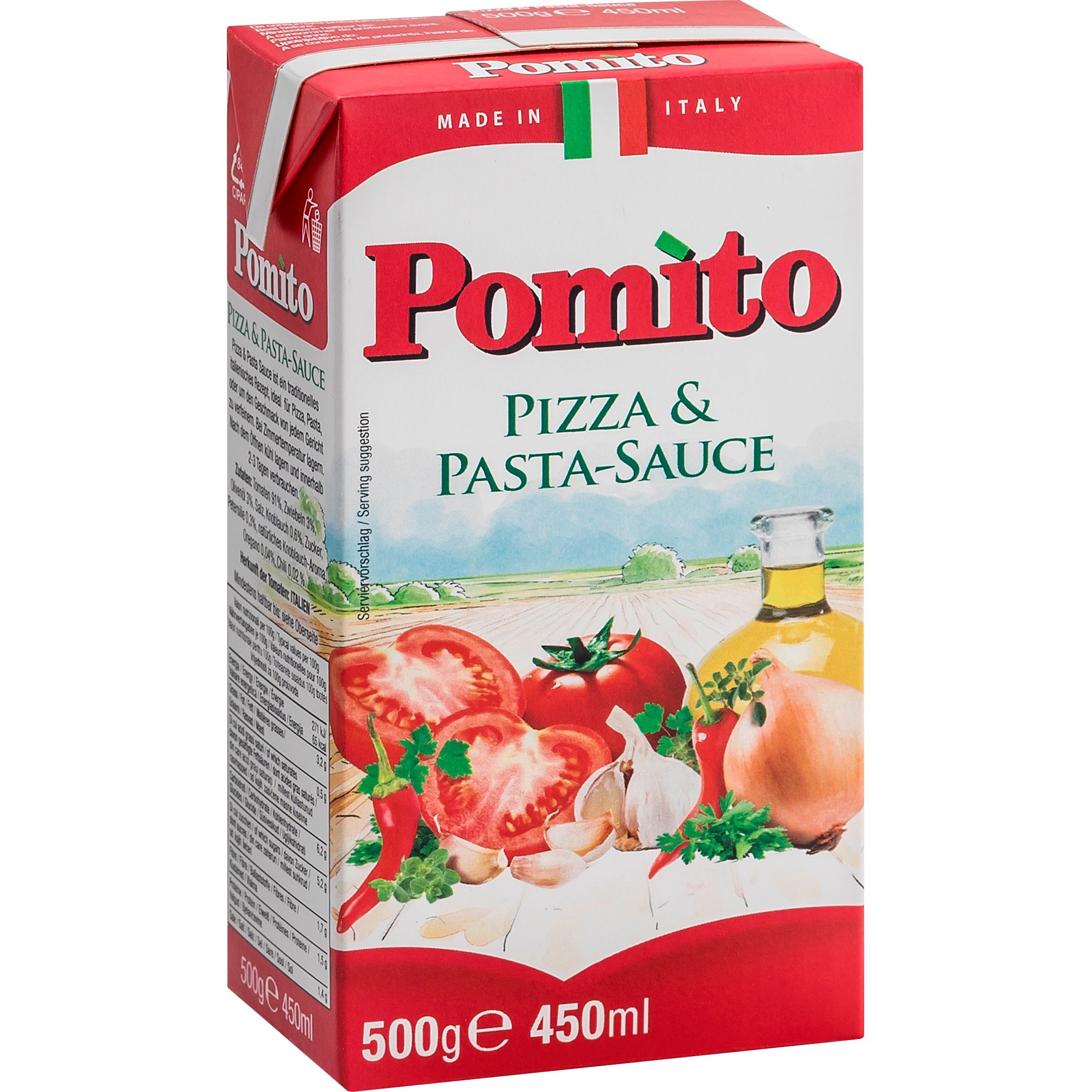 Соус томатный Pomito для пиццы и пасты 500 г - фото 1