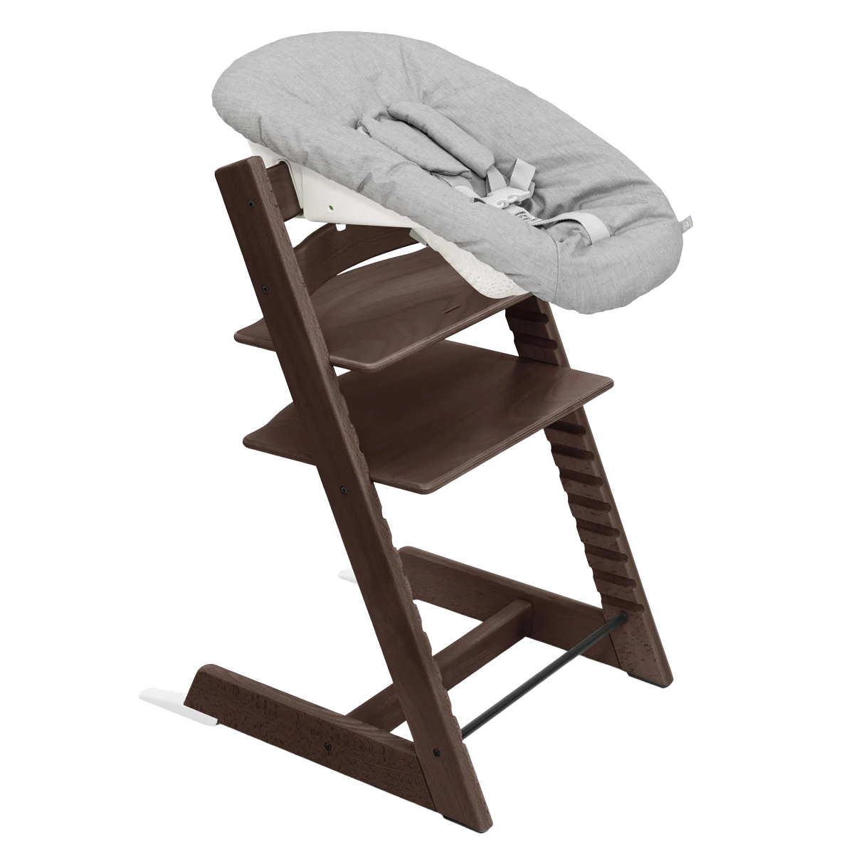 Набор Stokke Newborn Tripp Trapp Walnut Brown: стульчик и кресло для новорожденных (k.100106.52) - фото 1