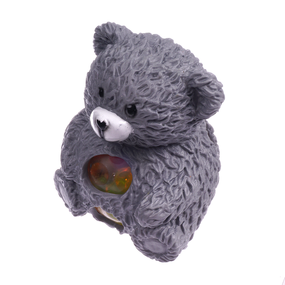 Игрушка-антистресс Offtop Медведь, серый (860255) - фото 1