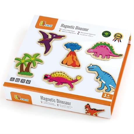 Набір магнітів Viga Toys Динозаври, 20 шт. (50289) - фото 3