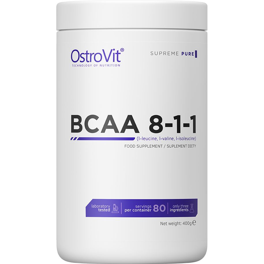 Аминокислота OstroVit BCAA 8-1-1 Natural 400 г - фото 1