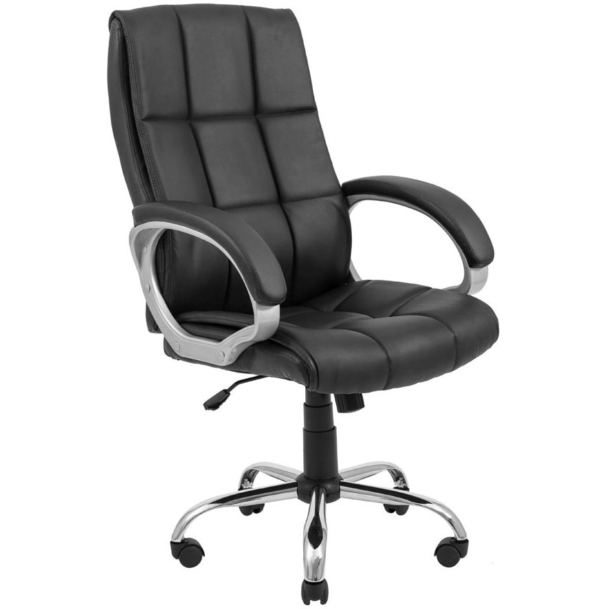 Кресло офисное Richman Арізона Хром M-1 Tilt черный (RCM-1001) - фото 1