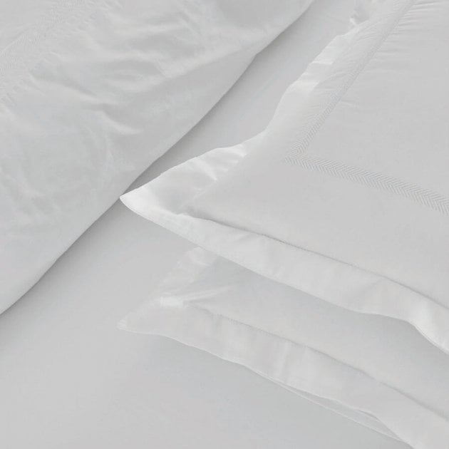 Комплект постельного белья Penelope Clara white, сатин, евро (200х180+35см), белый (svt-2000022294096) - фото 2