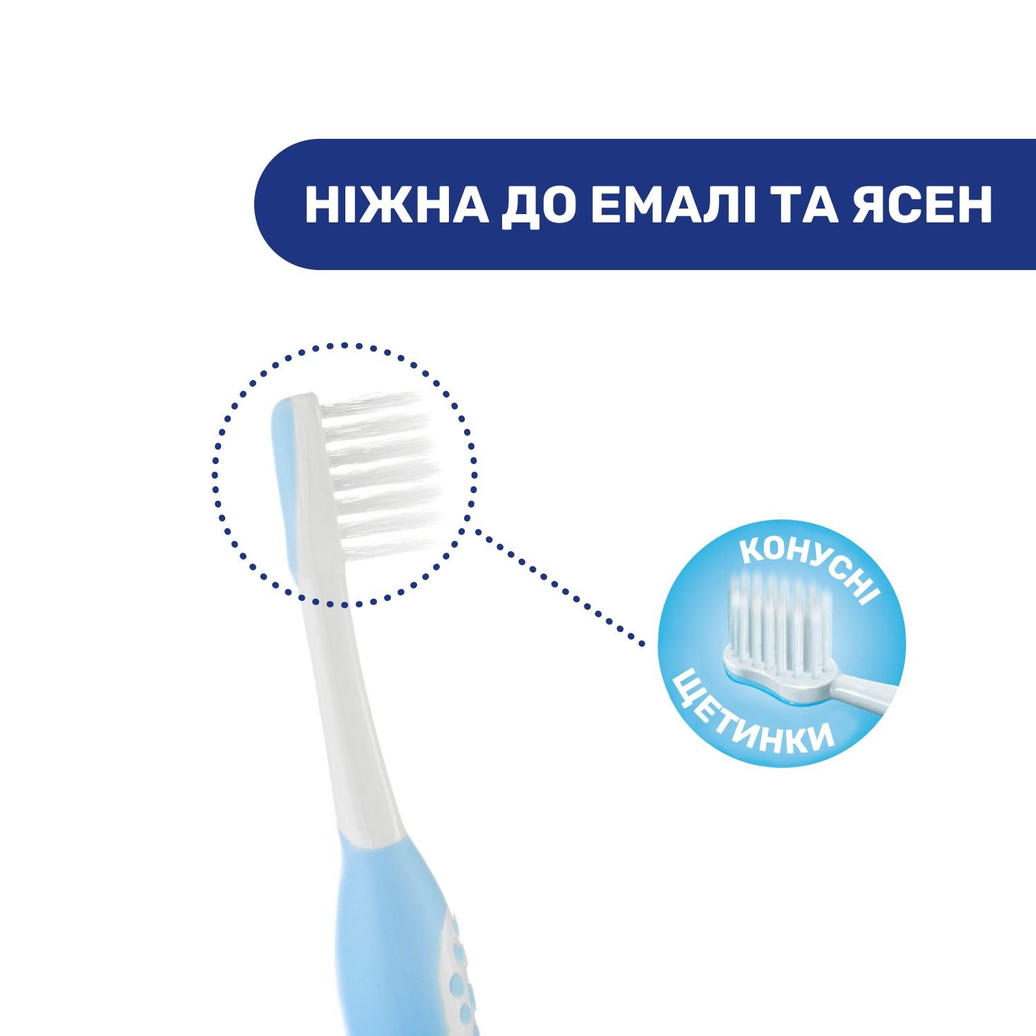 Зубна щітка Chicco, блакитний (06958.20) - фото 5