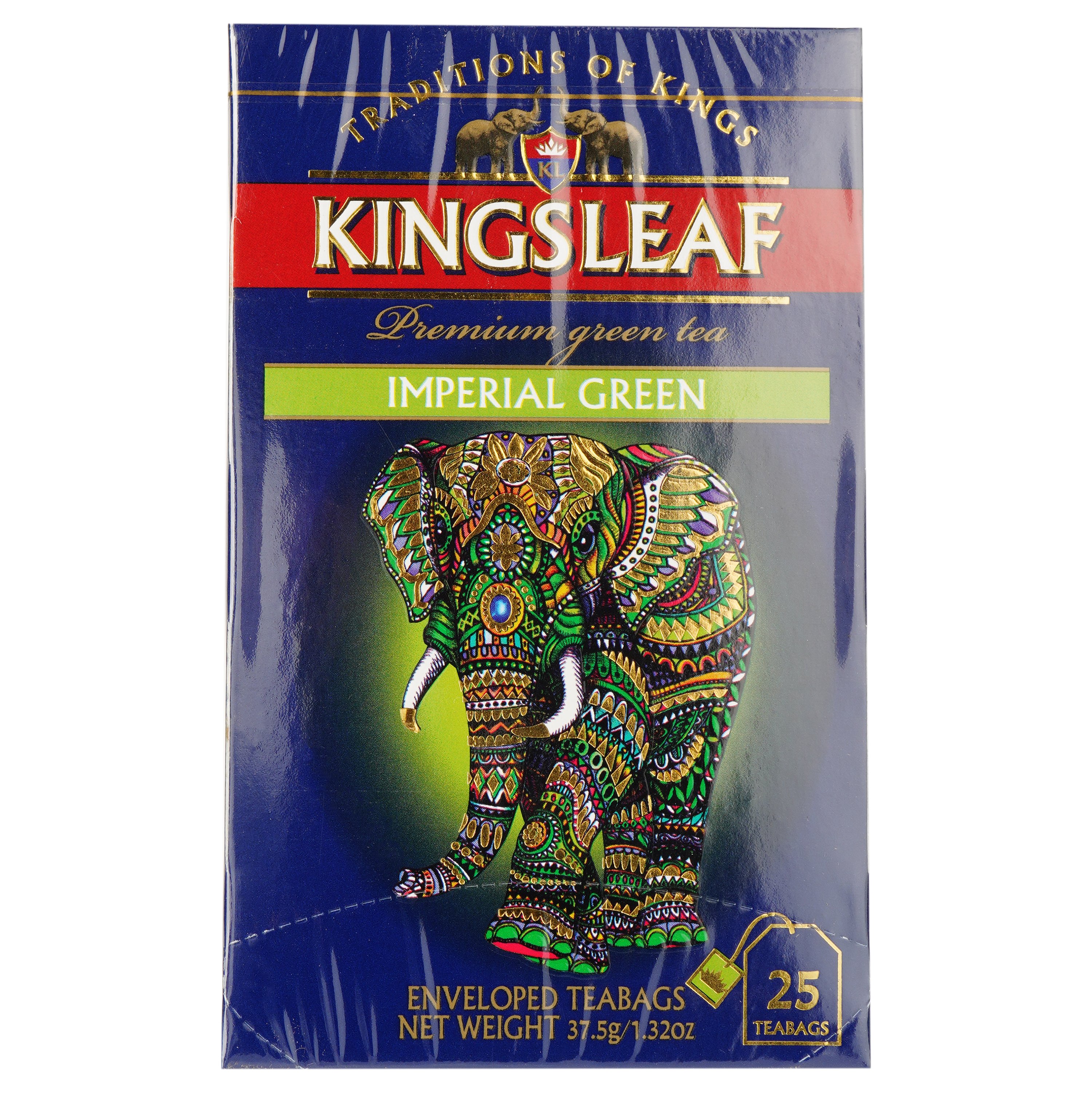Чай зеленый Kingsleaf Imperial green 37.5 г (25 шт. х 1.5 г) (843105) - фото 2